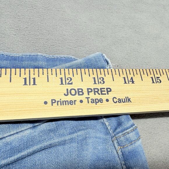 Mother Jeans Size 28 High Waisted Looker Crop Chill Blue Denim USA 5-Pocket - Picture 8 of 14